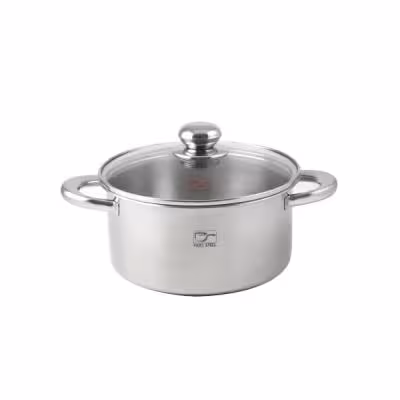 قابلمه پارس استیل مدل کف سه لایه کد 220 سایز 22