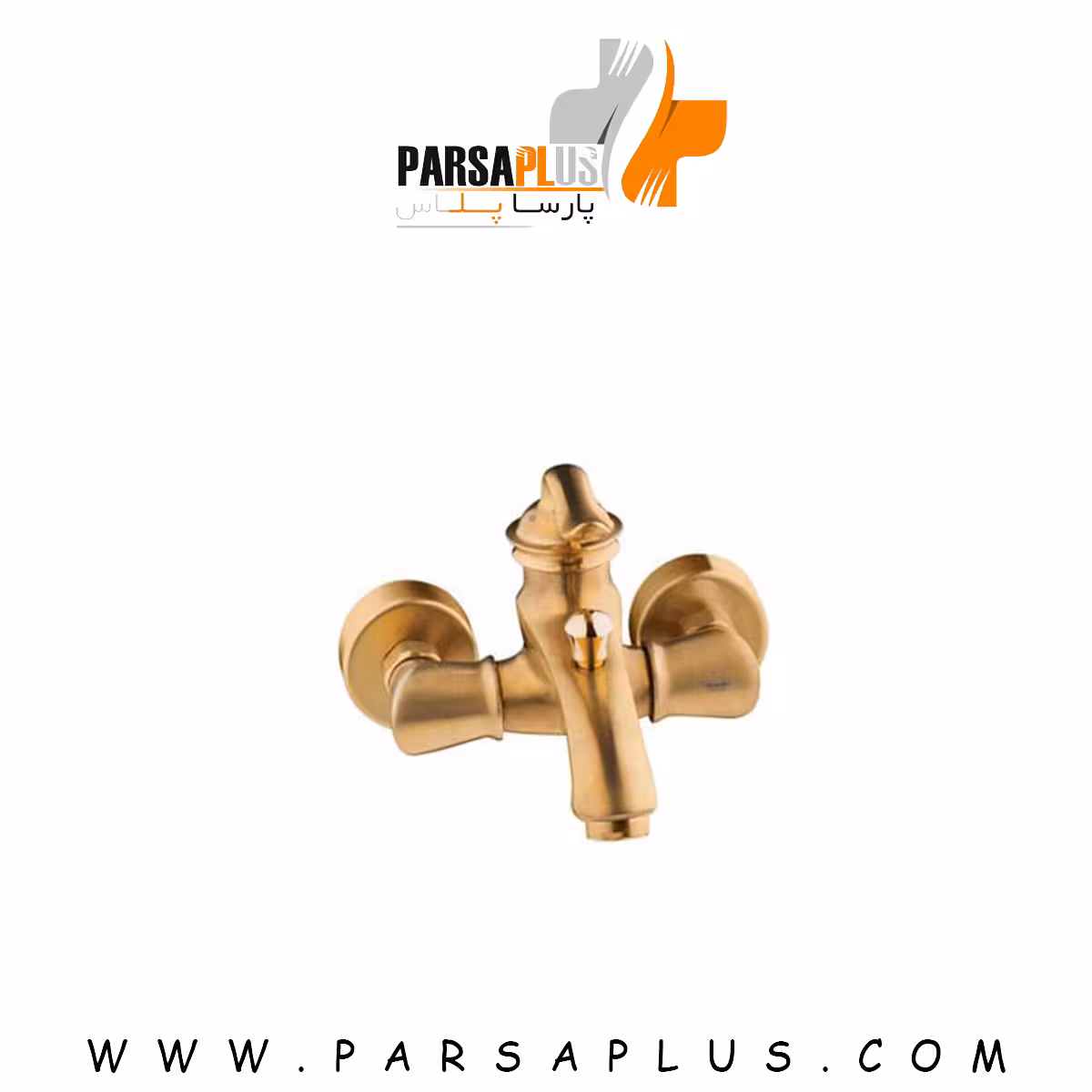 شیر حمام شودر مدل لوکا طلا مات