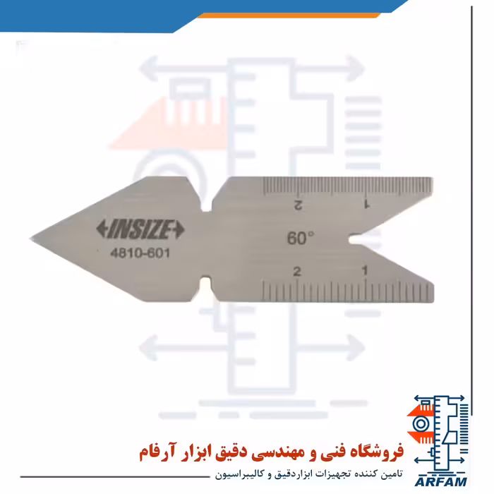 شابلون رنده پیچ بری اینسایز 60 درجه مدل 601-4810