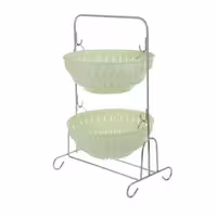 سبد سیب زمینی و پیاز لیمون مدل بامبو 2 طبقه