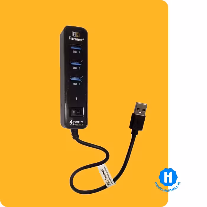 هاب USB 3.0 چهار پورت فرانت مدل FN-U3H403S