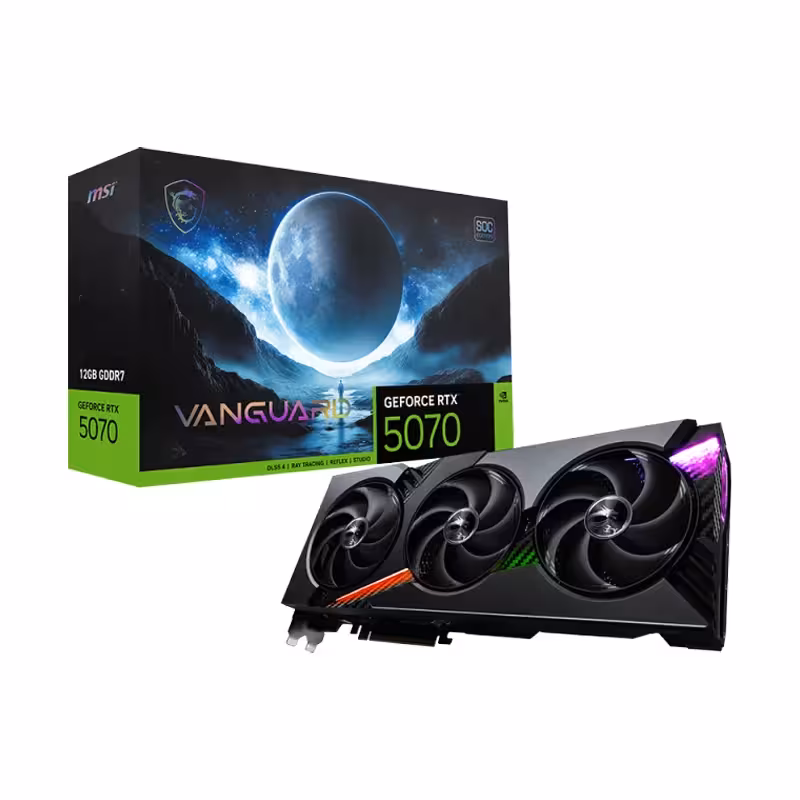 کارت گرافیک ام اس ای GeForce RTX 5070 VANGUARD SOC 12 GB