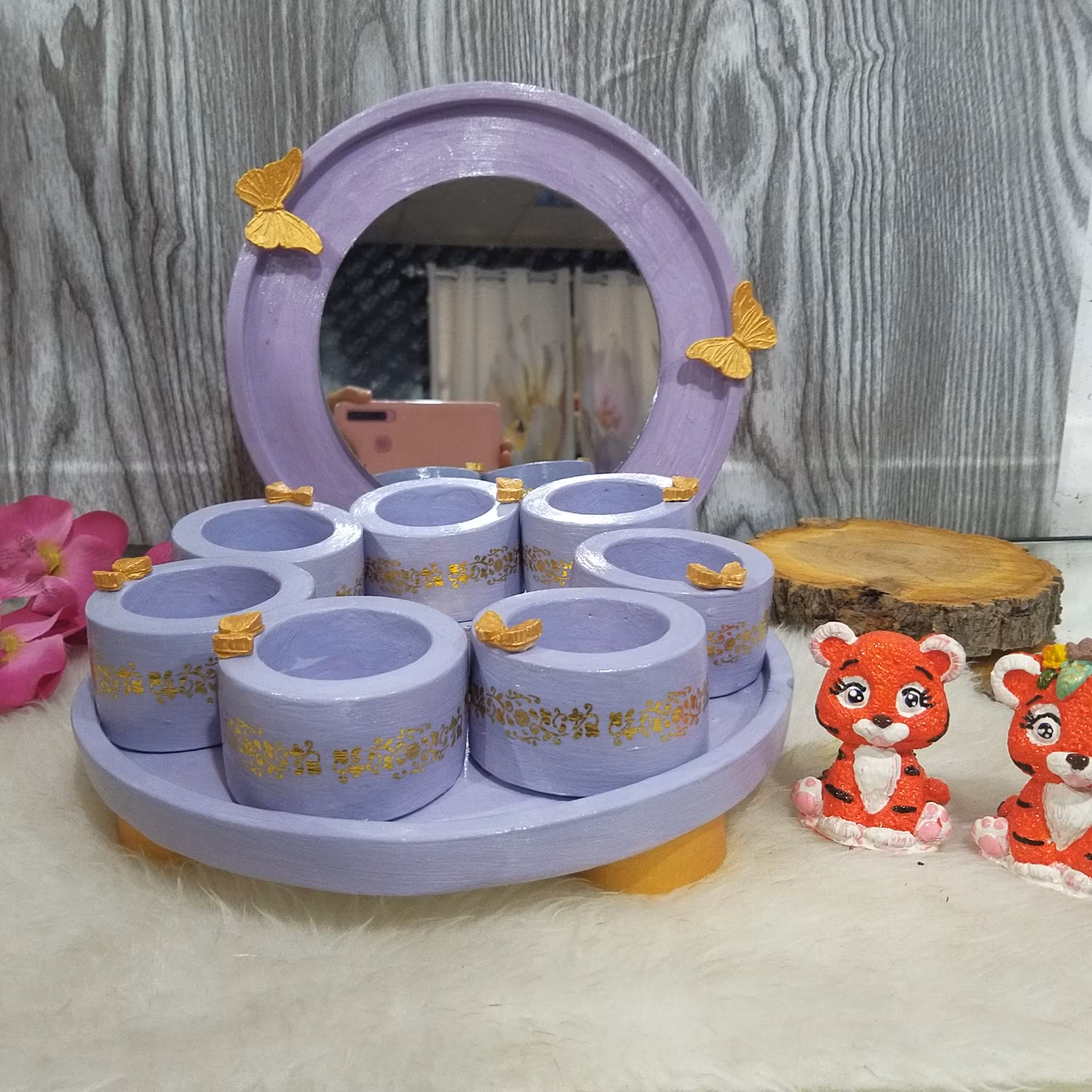 سفره هفت سین بنفش رنگ سال