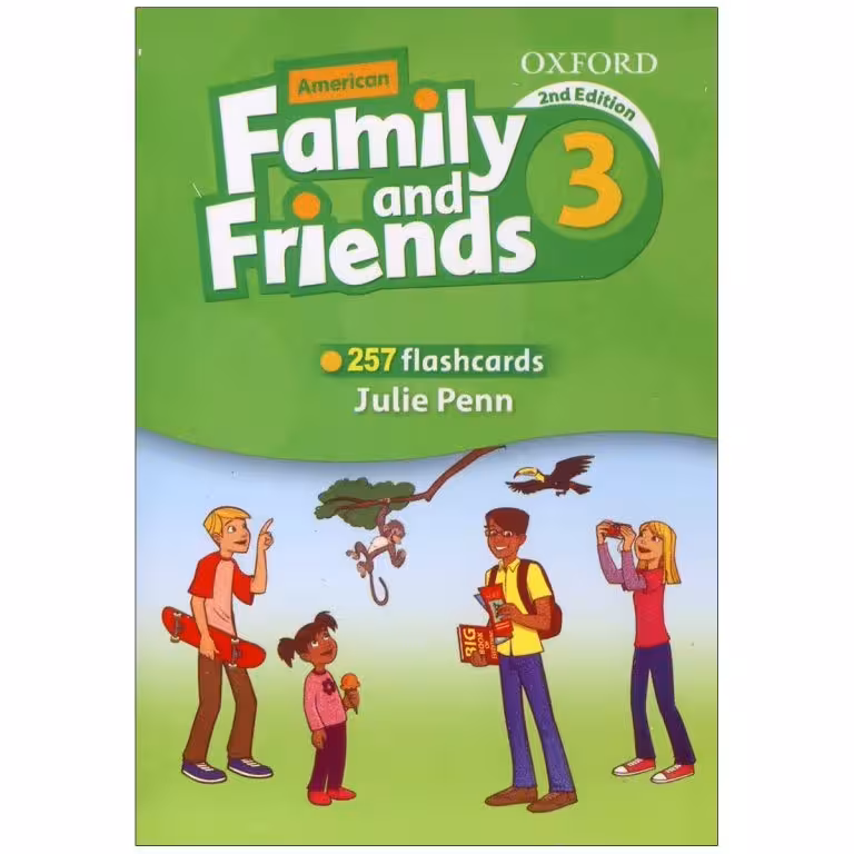 Family and Friends 3 2nd Flash Cards (فلش کارت)