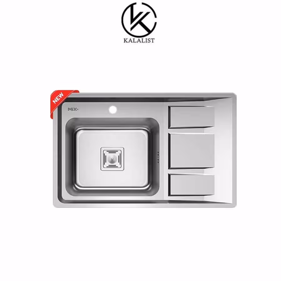 سینک ظرفشویی میکس پلاس مدل 6042-S45