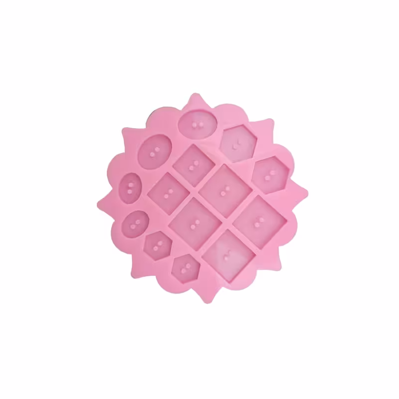 قالب سیلیکونی شیت دکمه 14 تایی