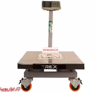 باسکول 700 کیلویی کمری چرخدار بدنه تیرکس استیل  60*60