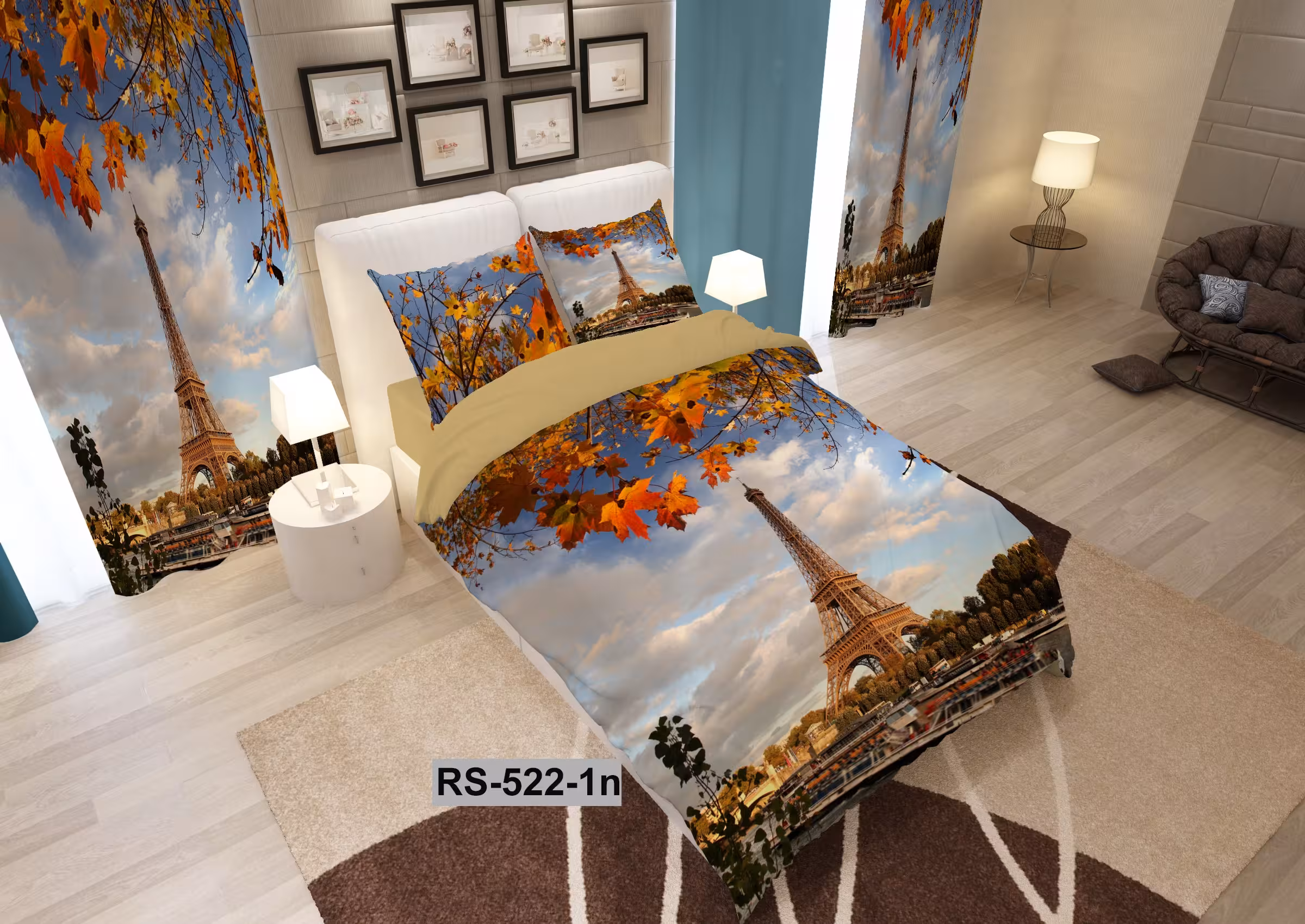لحاف روتختی تنسل سه بعدی (3D) کالای خواب متین کد 0522