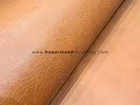 چرم گاوی وکیوم طرح ساده رنگ شتری