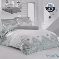 روتختی طرح کلاسیک طوسی دو نفره برند Turkaz کد 2179