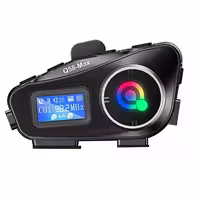 هدست کلاه ایمنی و کلاه کاسکت مدل Q58-MAX با قابلیت اینترکام ، اشتراک گذاری موزیک  درگاه کارت حافظه MICRO SD چراغ قوه رادیو FM  اتصال همزمان به دو گوشی اندروید و IOS | MOTORACER