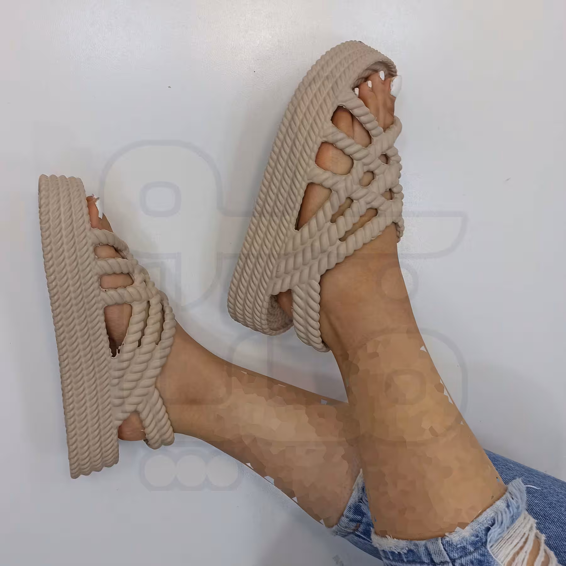 صندل ژله ای زنانه کرم