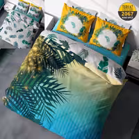 سرویس لحاف روتختی 2 نفره چاپی تنسل برند ترکاز(Turkaz) کد 2067