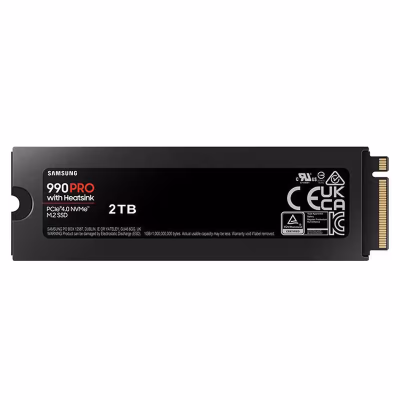 حافظه SSD سامسونگ مدل 990 Pro Heatsink ظرفیت 2 ترابایت