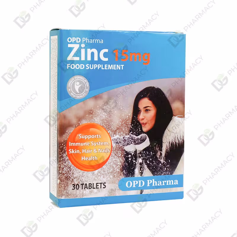 زینک 15 میلی گرم او پی دی فارما