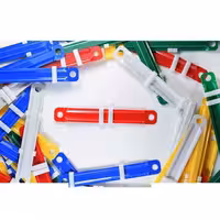 گیره پوشه پلاستیکی رنگی کدDL7208