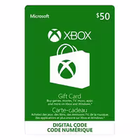 Microsoft XBOX 50$ Gift Card US