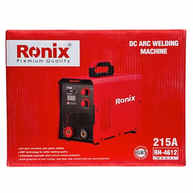 دستگاه جوش اینورتر 215 آمپر برد بزرگ رونیکس مدل RH-4612