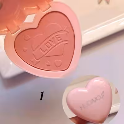 رژ گونه پودری طرح قلب هدی موجی پیگمنت عالی