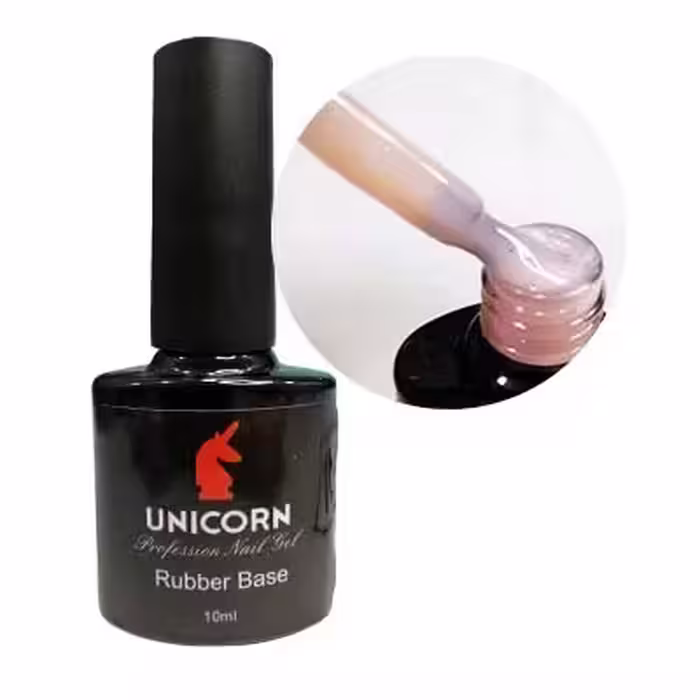 رابر بیس ناخن یونیکورن UNICORN کد 04