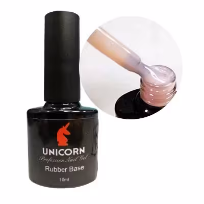 رابر بیس ناخن یونیکورن UNICORN کد 04