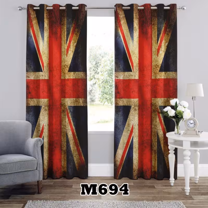 پرده سه بعدی طرح پرچم