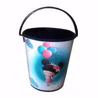 سطل پلاستیکی فانتزی فرش کیپس طرح بادکنک