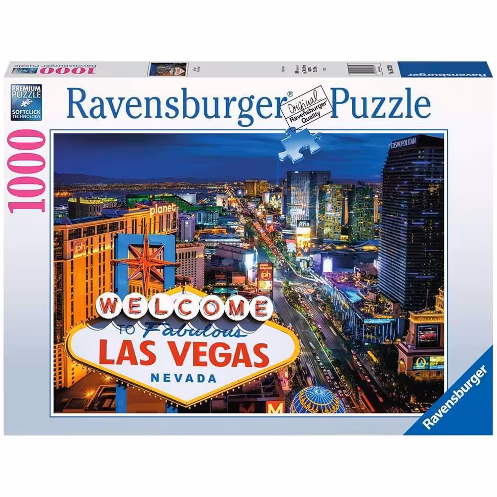 پازل 1000 قطعه Ravensburger طرح لاس وگاس