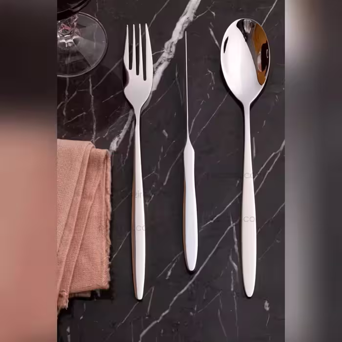 قاشق و چنگال غذاخوری 12 پارچه رولنزا مدل A42