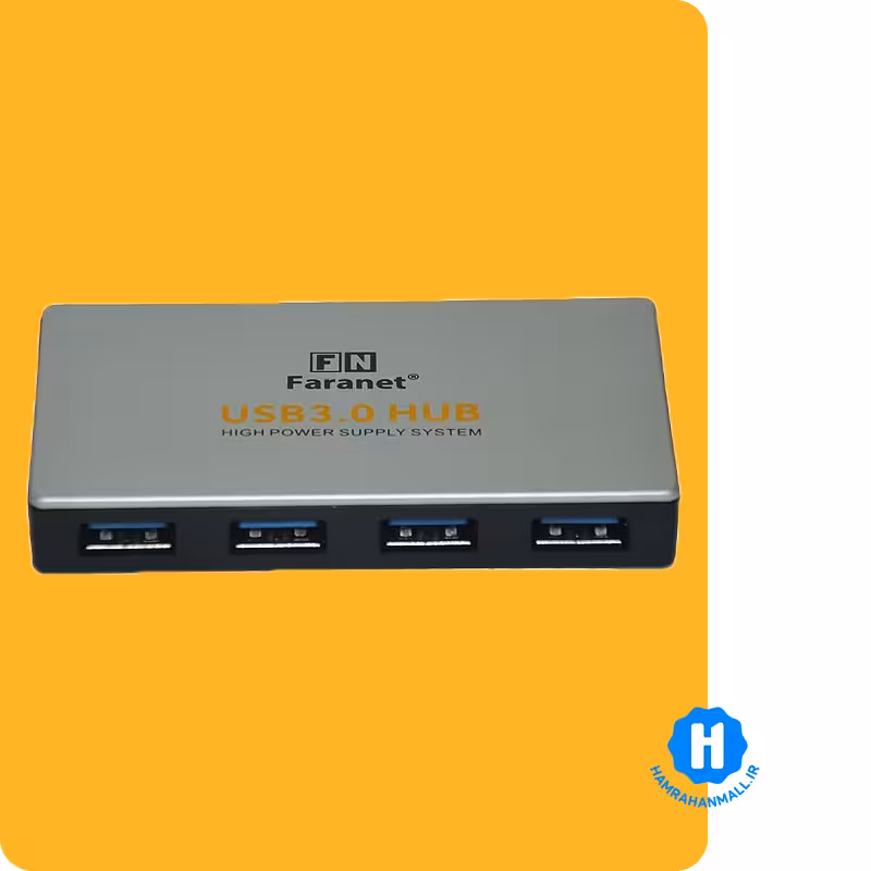 هاب USB 3.0 چهار پورت فرانت مدل FN-U3H402