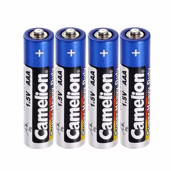 باتری نیم قلمی کملیون مدل super heavu duty بسته 4 عددی