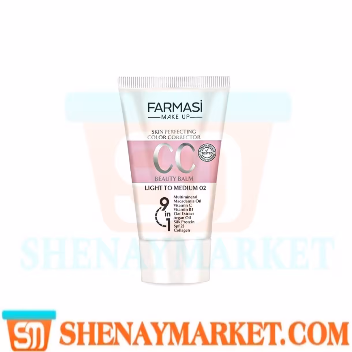 سی سی کرم فارماسی رنگ Light to Medium 02 حجم 50 میل