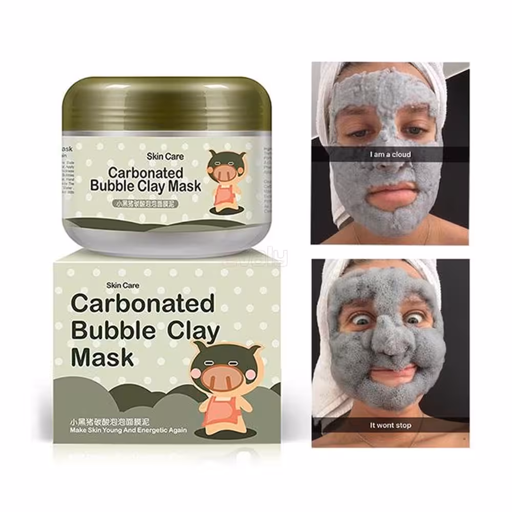 ماسک حبابی کربن بیوآکوا طرح خوک | فروش تک و عمده