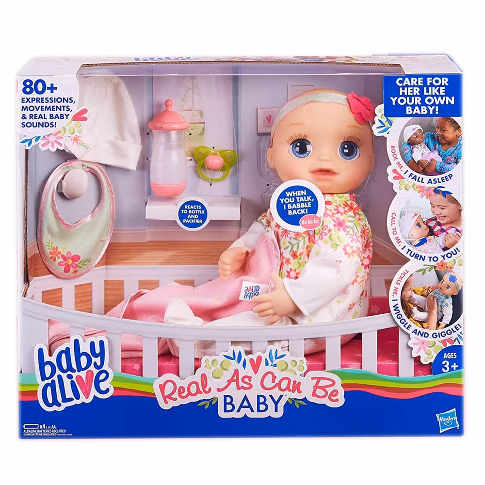 عروسک نوزاد موزیکال HASBRO Baby Alive Baby As Can Be