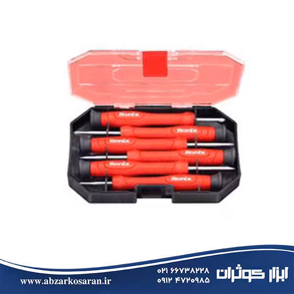 پیچگوشتی ساعتی دسته پلاستیکی Ronix مدل RH-2712