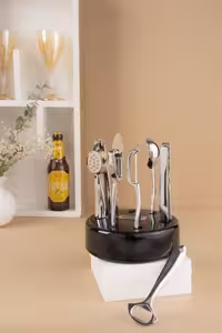 ست ابزار 7 پارچه ابکاری استیل ریور RIVER کد 8502 پایه مشکی