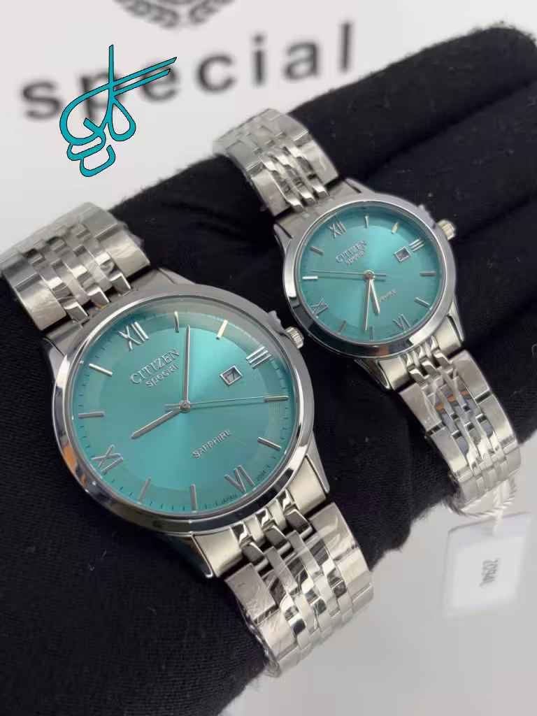 خرید ست ساعت زنانه و مردانه کلاسیک سیتیزن اسپشیال کیفیت عالی رنگ ثابت موتور ژاپن کد 2117433 - ردگل