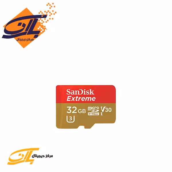 کارت حافظه microSDHC سن دیسک مدل Extreme V30 کلاس 10 استاندارد UHS-I U3 سرعت 90MBps
