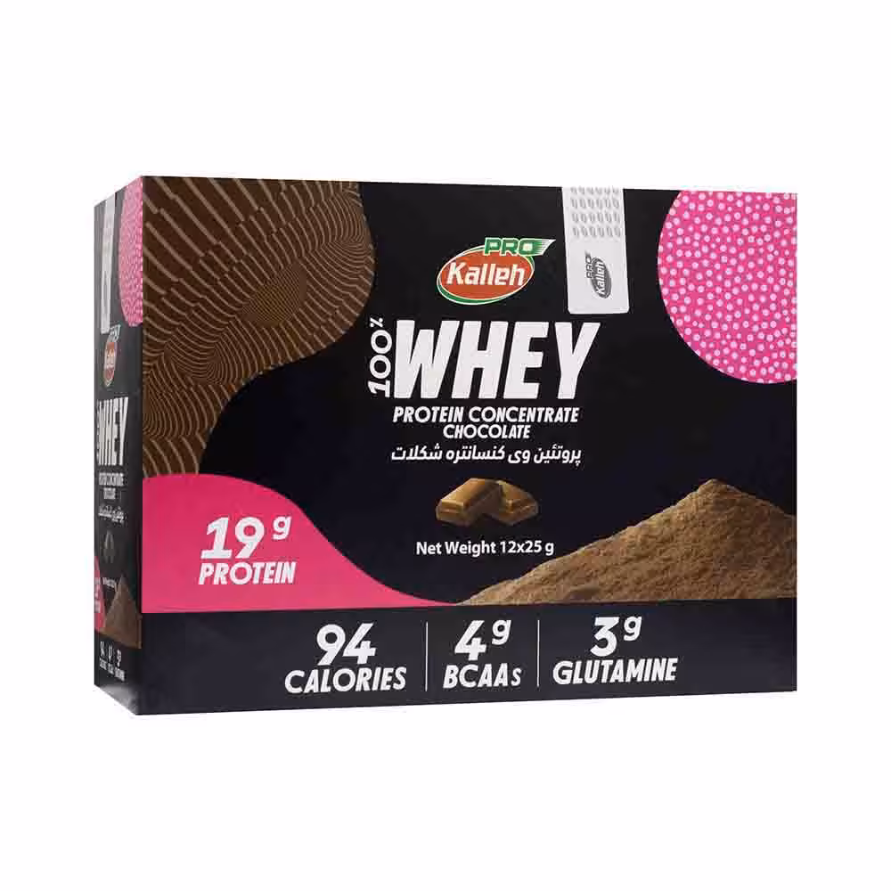 ساشه پروتئین وی کاله 12 عدد شکلات