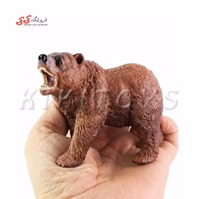 فیگور حیوانات خرس قهوه ای کوچک Brown Bear Modeling Simulation Model