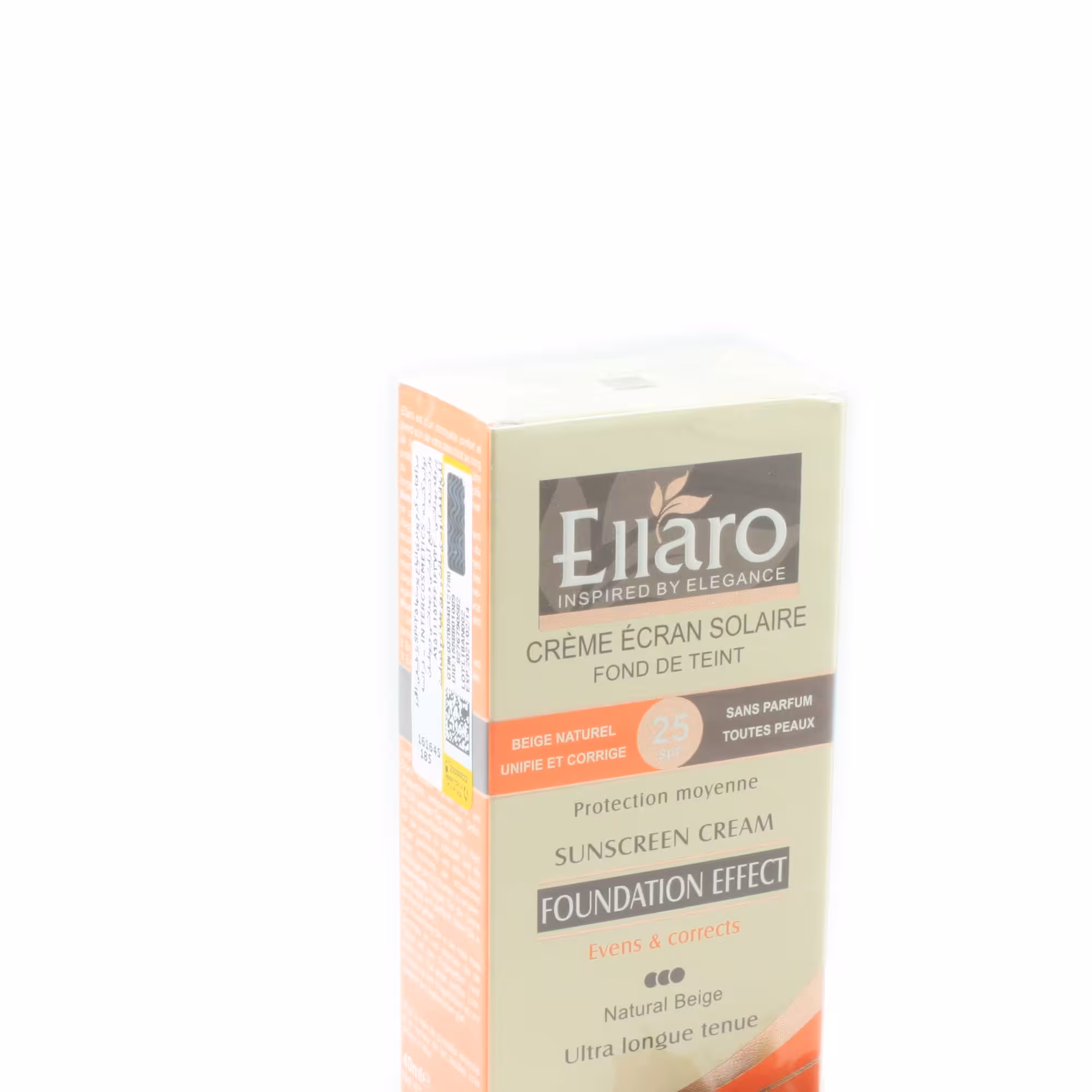 کرم ضد آفتاب با پوشش کرم پودر SPF 25 (بژ طبیعی) الارو