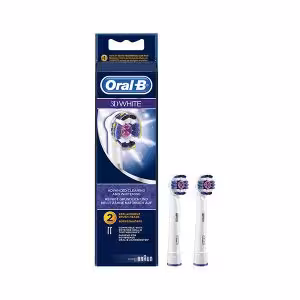 یدکی مسواک برقی اورال بی 3D white بسته 2 عددی