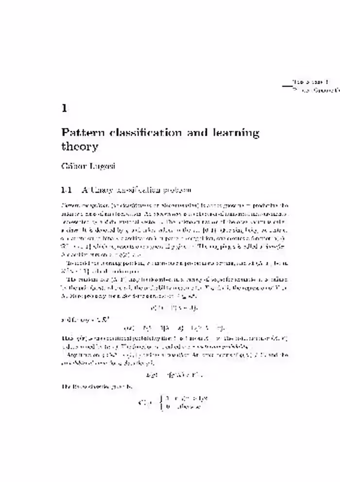 خرید و دانلود نسخه کامل کتاب Pattern Classification And Learning Theory