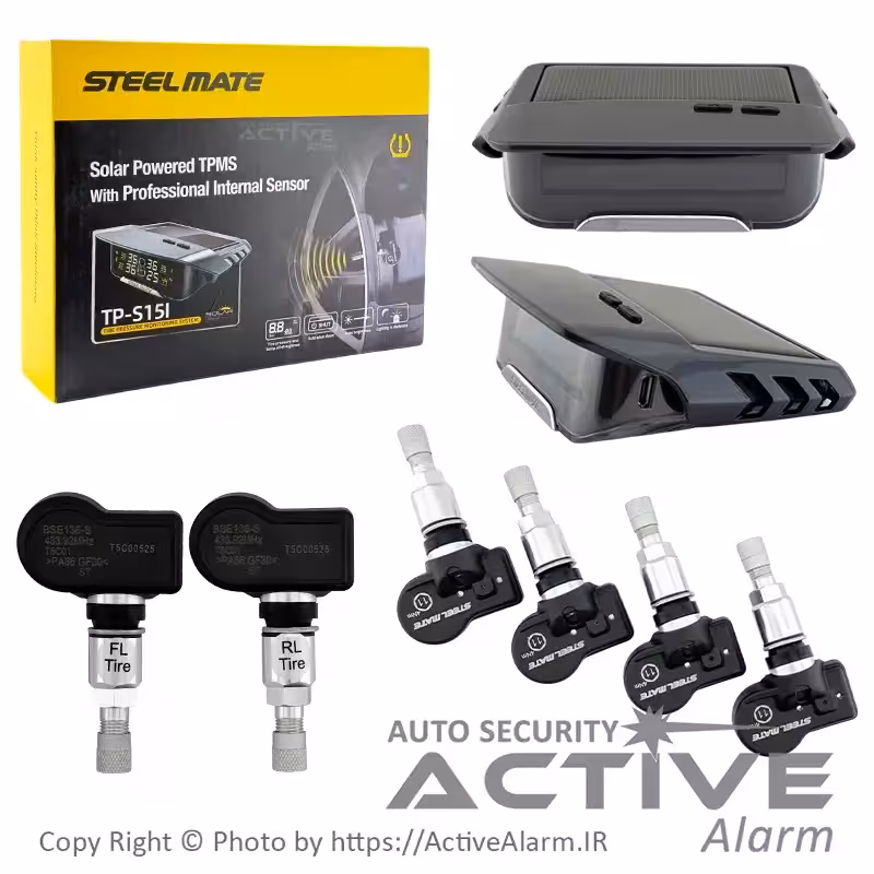 قیمت نمایشگر و سنسور باد لاستیک استیل میت مدل TP-S15I