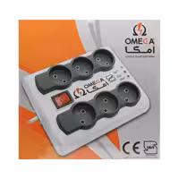 محافظ برق 6 خانه OMEGA 5M