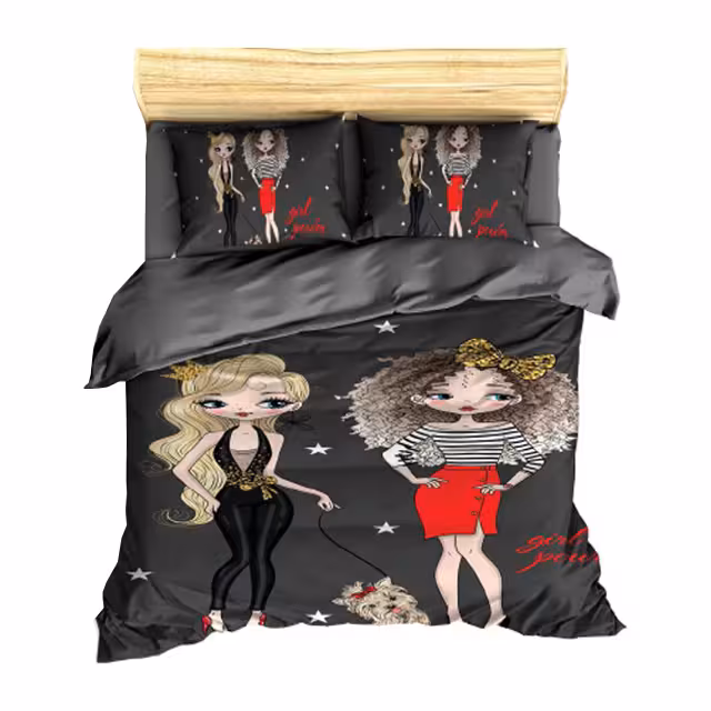 سرویس روتختی یک نفره کارینا مدل سه بعدی 6 تکه کد 1142