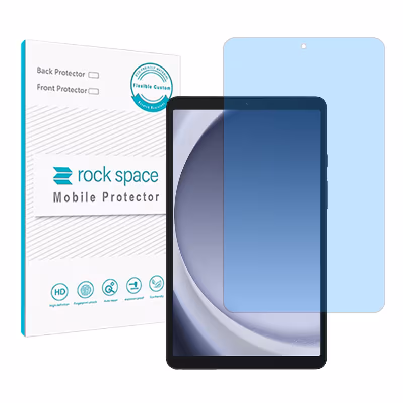 گلس تبلت سامسونگ Galaxy Tab A9 مدل نانو هیدروژل آنتی بلو برند راک اسپیس کد L