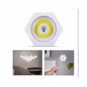 چراغ زیر کابینتی مدل 3in1 مجموعه 3 عددی مدل 6 ضلعی | LED اضطراری