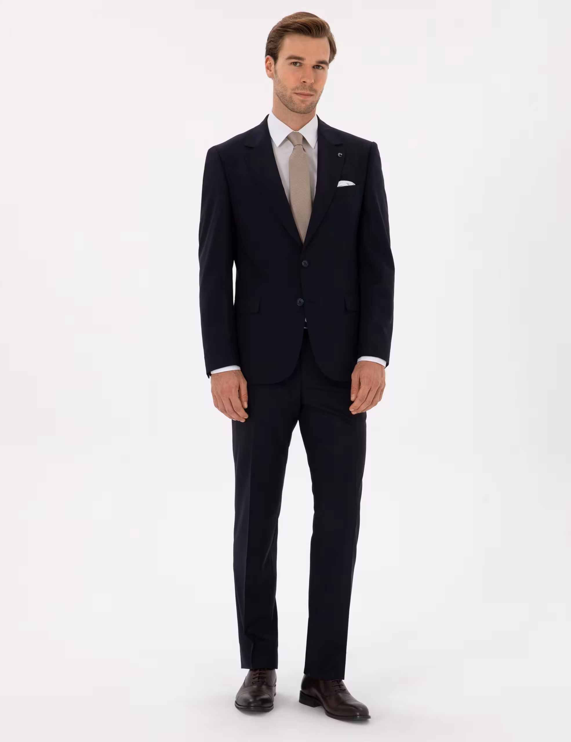 کت و شلوار مردانه سرمه ای کاشارل