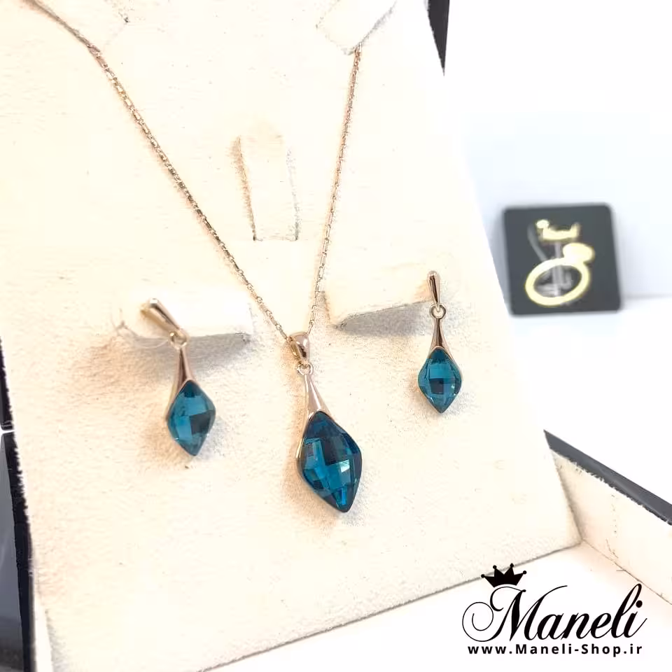 نیم ست سواروسکی برند کلیو 140026